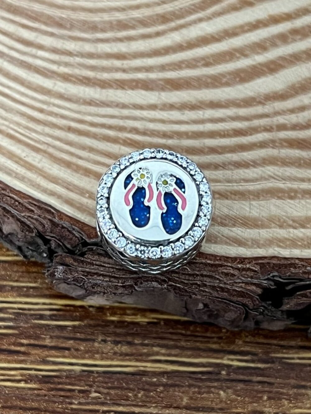 Pandora Sarasota, Florida Exclusive Bead Charm S925 Silver Charm